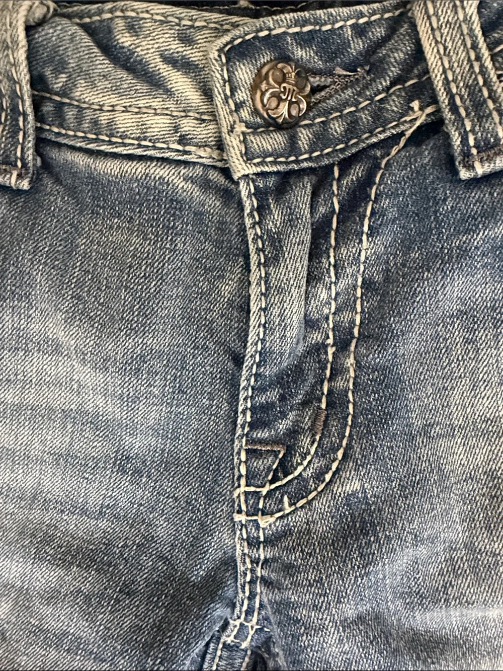 Miss Me Light Blue Distressed Denim Jeans